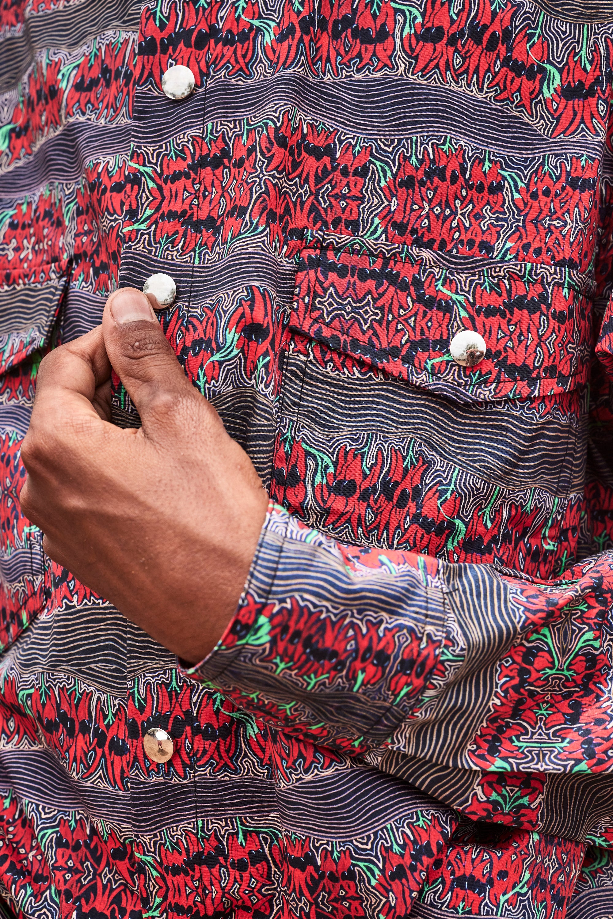 Sturt Desert Pea Western Shirt